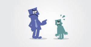 de agressieve relatie tussen superego en id